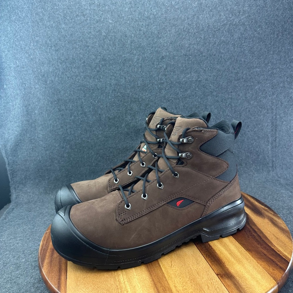 Red Wing VersaPro 3028 Size 13D Mens 6" Waterproof S7S Safety Ankle Boots - Picture 6 of 12